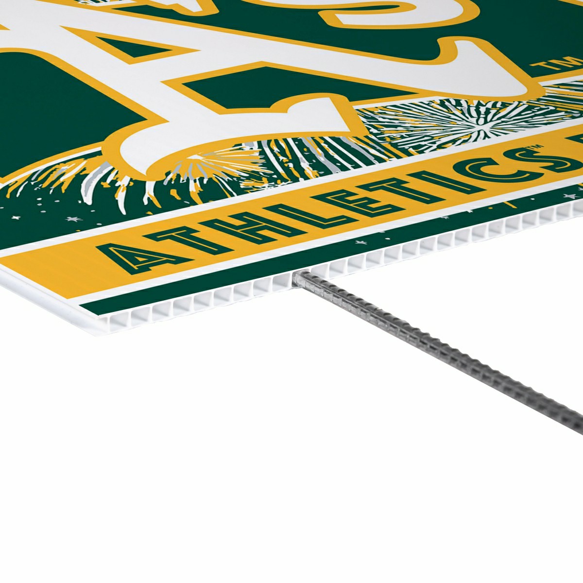 Athletics Yard Sign, Patriotic, MLB, Home