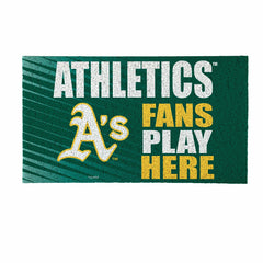 Athletics Fan Mat, 28"x16", MLB