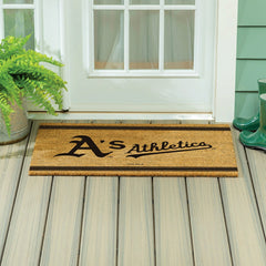 Oakland A's Large One Color Coir Mat, 36"x24", MLB