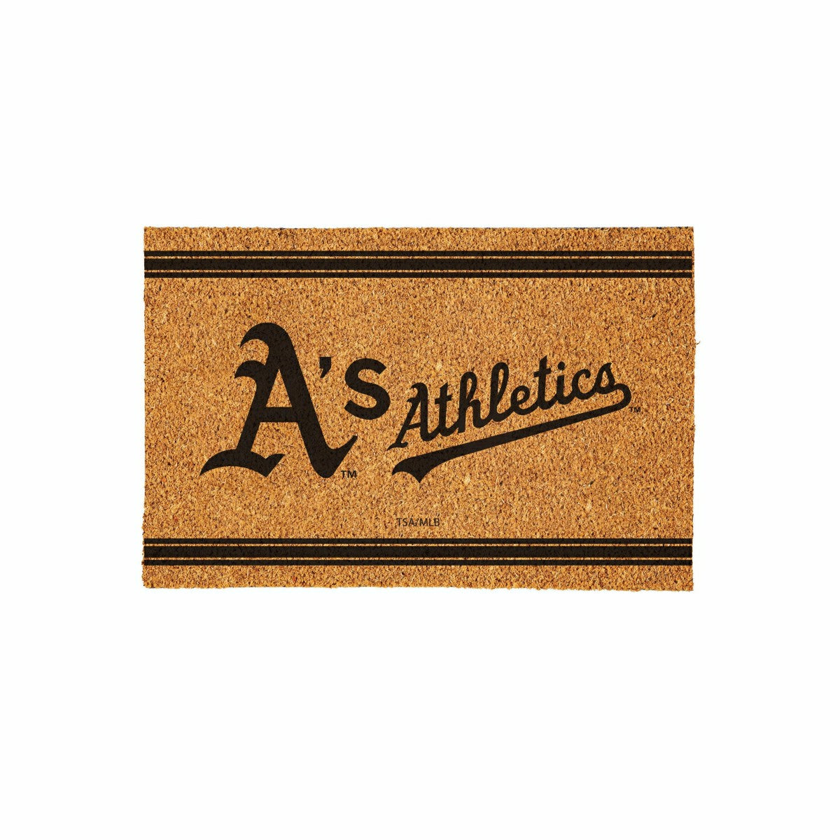 Oakland A's Large One Color Coir Mat, 36"x24", MLB
