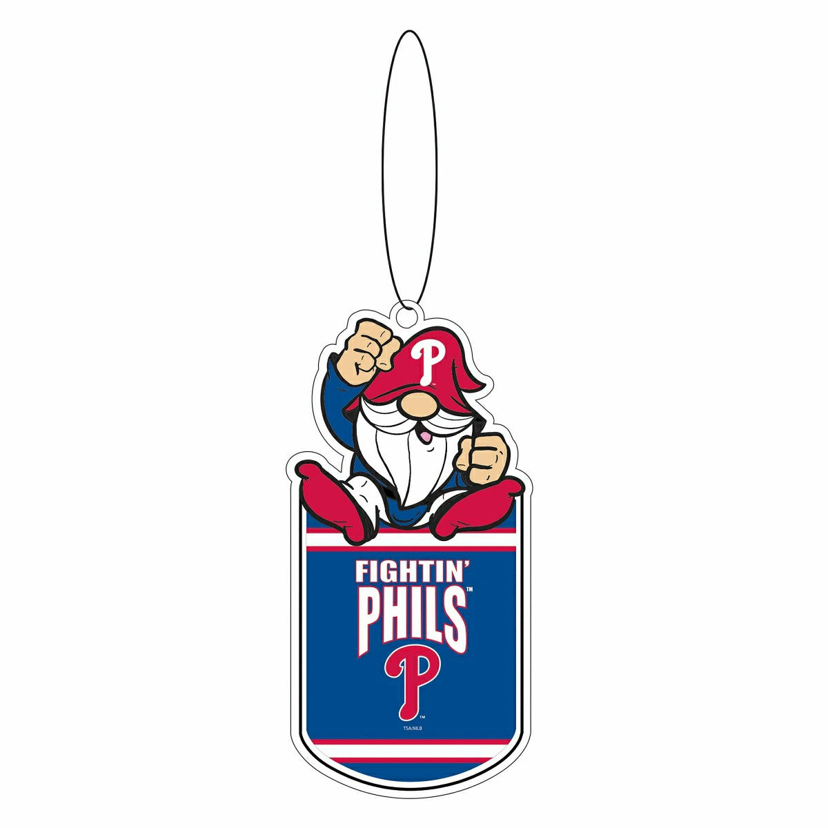Philadelphia Phillies Gift Tag Ornament, Gnome Fan, MLB, Home