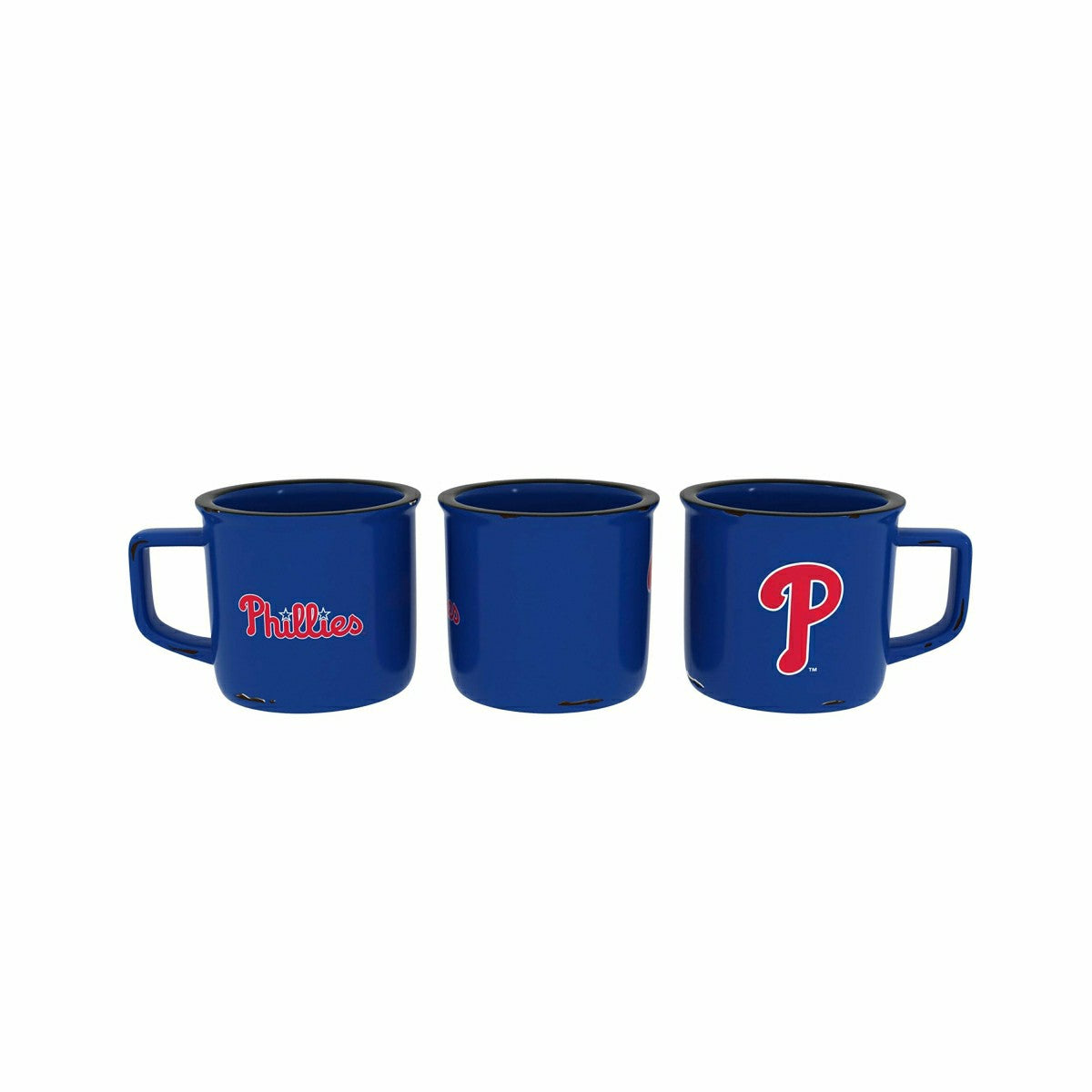 Philadelphia Phillies Ceramic Camp Cup with Enamel Finish, 14oz, MLB, Home