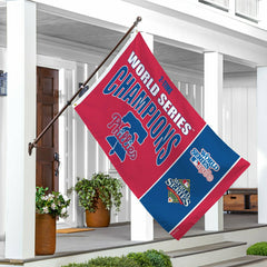 Philadelphia Phillies Single Sided Flag w/ 2 Grommets, 3'x5' Multi Win, MLB, Home