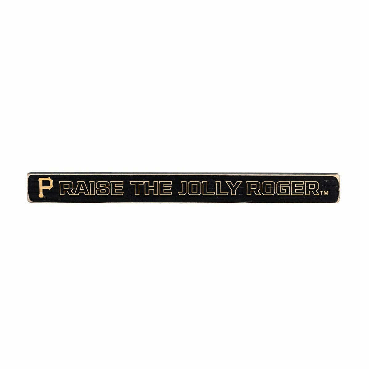 Pittsburgh Pirates Engraved Wood Sign, 1.5" x 18", MLB, Home
