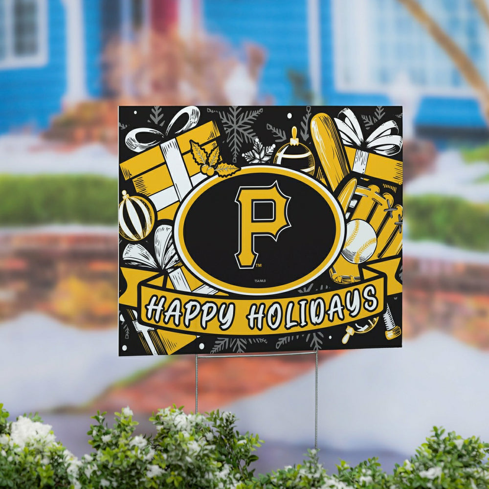 Pittsburgh Pirates Yard Sign, Holiday, MLB, Home