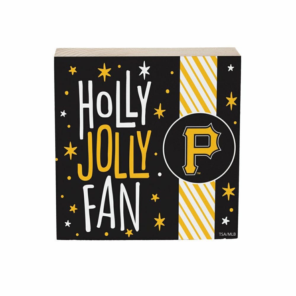 Pittsburgh Pirates Block, Holiday, 6x6, MLB, Home