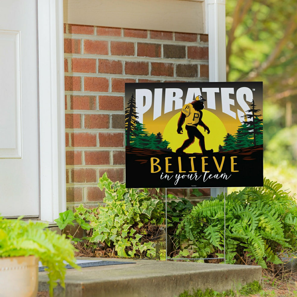 Pittsburgh Pirates Yard Sign, Bigfoot, MLB, Home