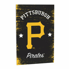 Pittsburgh Pirates Wood Wall Sign, 16x24, MLB, Home
