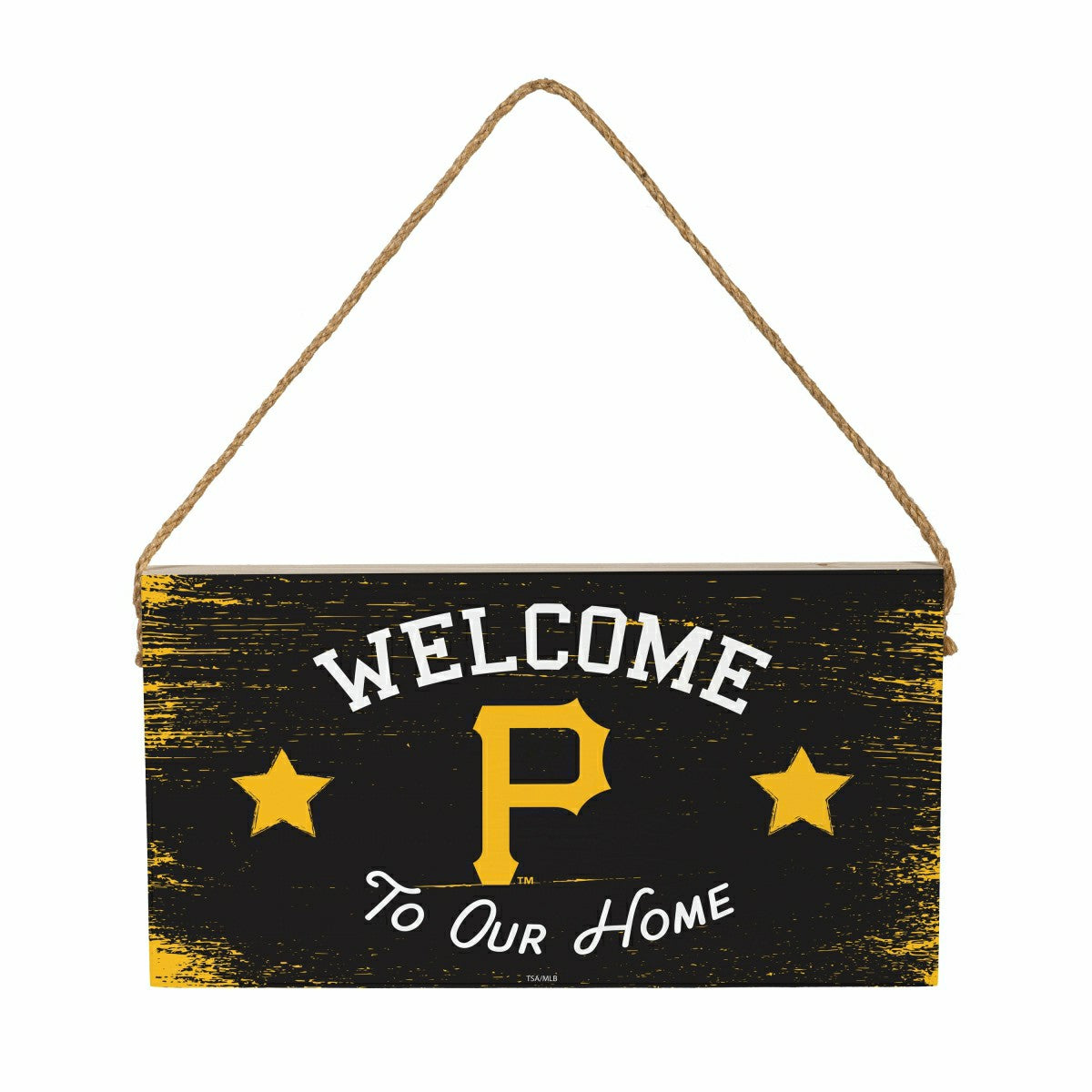 Pittsburgh Pirates Wood Wall Sign, 6x11, MLB, Home
