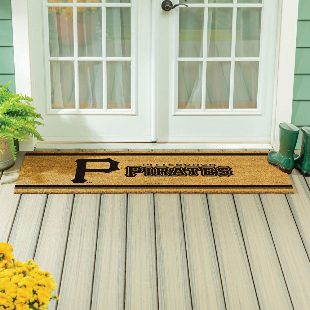 Pittsburgh Pirates Extra Large One Color Coir Mat, 60"x24", MLB