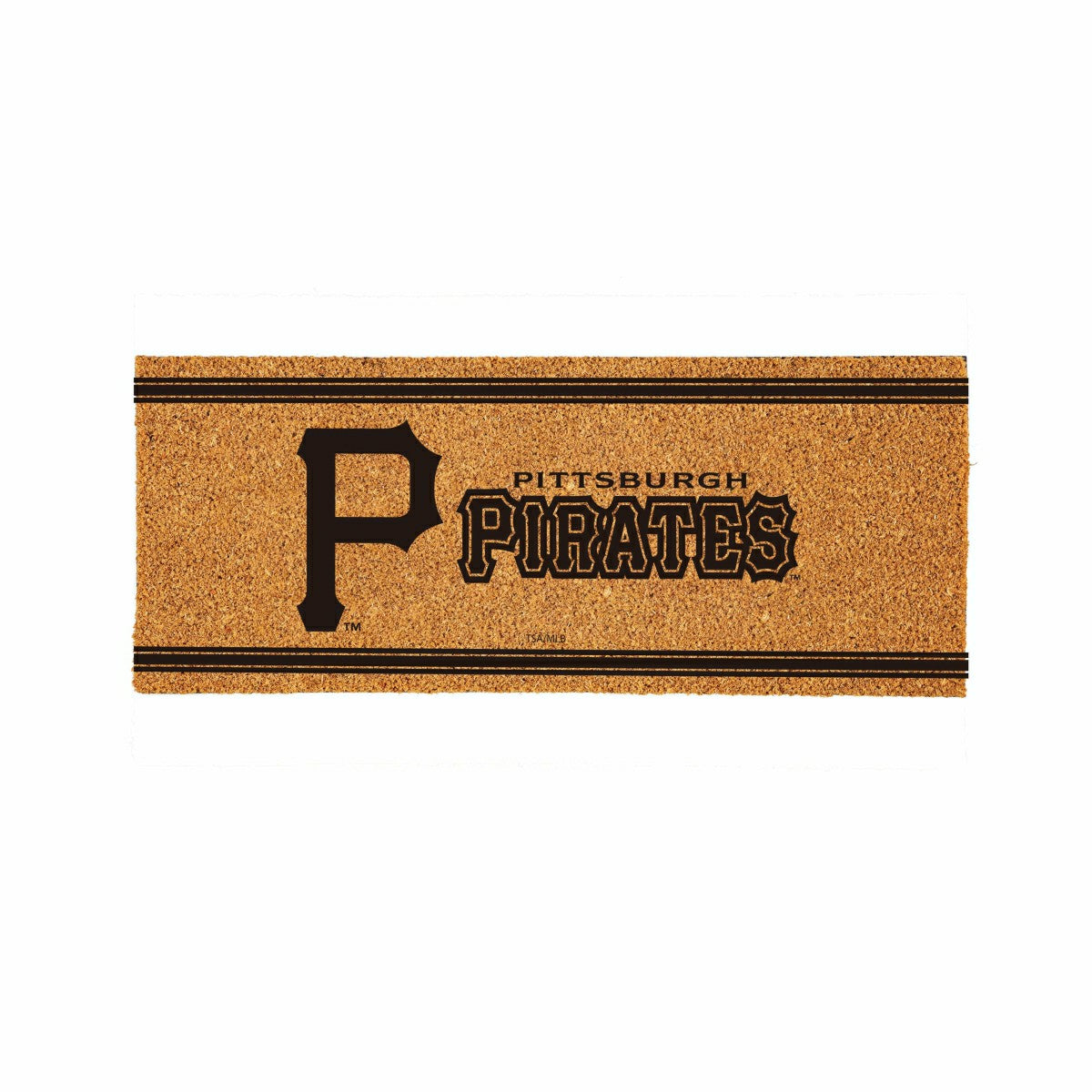Pittsburgh Pirates Extra Large One Color Coir Mat, 60"x24", MLB