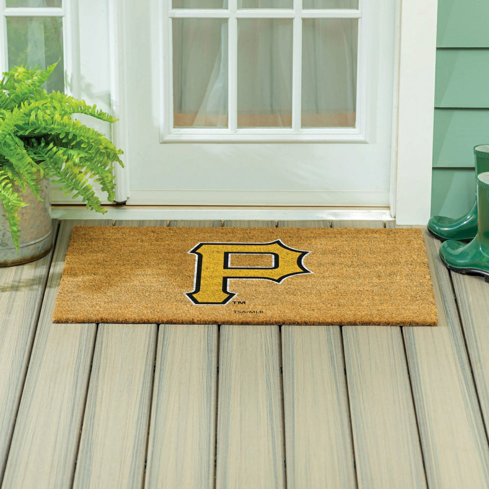 Pittsburgh Pirates Large Full Color Coir Mat, 36"x24", MLB