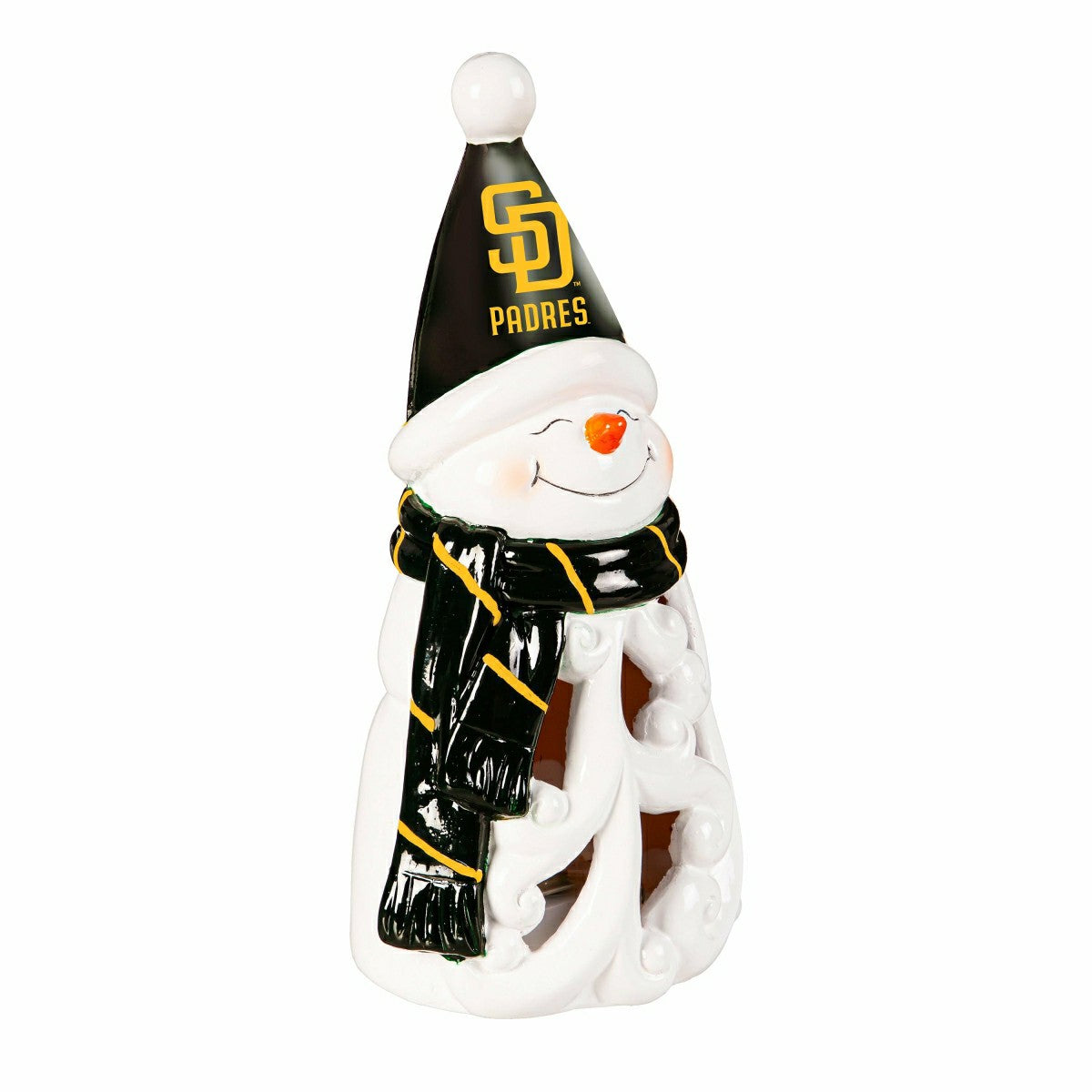 San Diego Padres Snowman LED Statuary, 8", MLB, Home