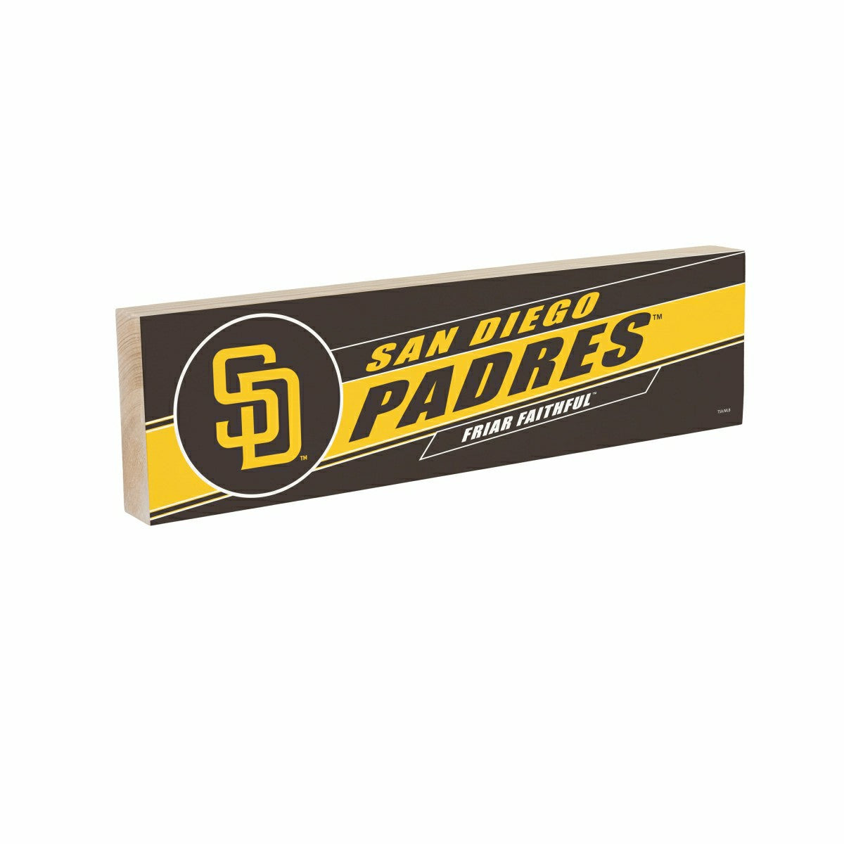 San Diego Padres Mantle Sign, Down Home Fans, 5x18, MLB, Home