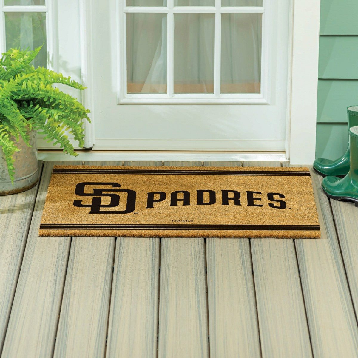San Diego Padres Large One Color Coir Mat, 36"x24", MLB