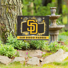 San Diego Padres Yard Sign, Patriotic, MLB, Home
