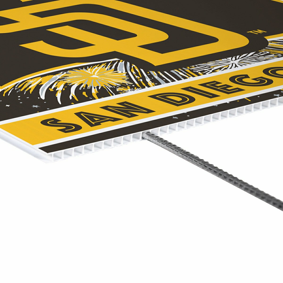 San Diego Padres Yard Sign, Patriotic, MLB, Home