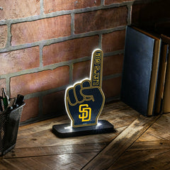 San Diego Padres Baseball Foam Finger Desklite LED Decor, MLB, Home
