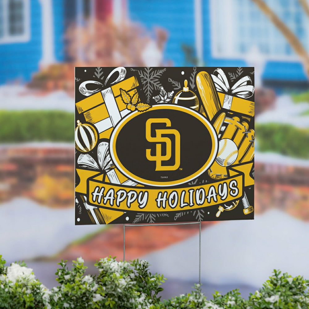 San Diego Padres Yard Sign, Holiday, MLB, Home