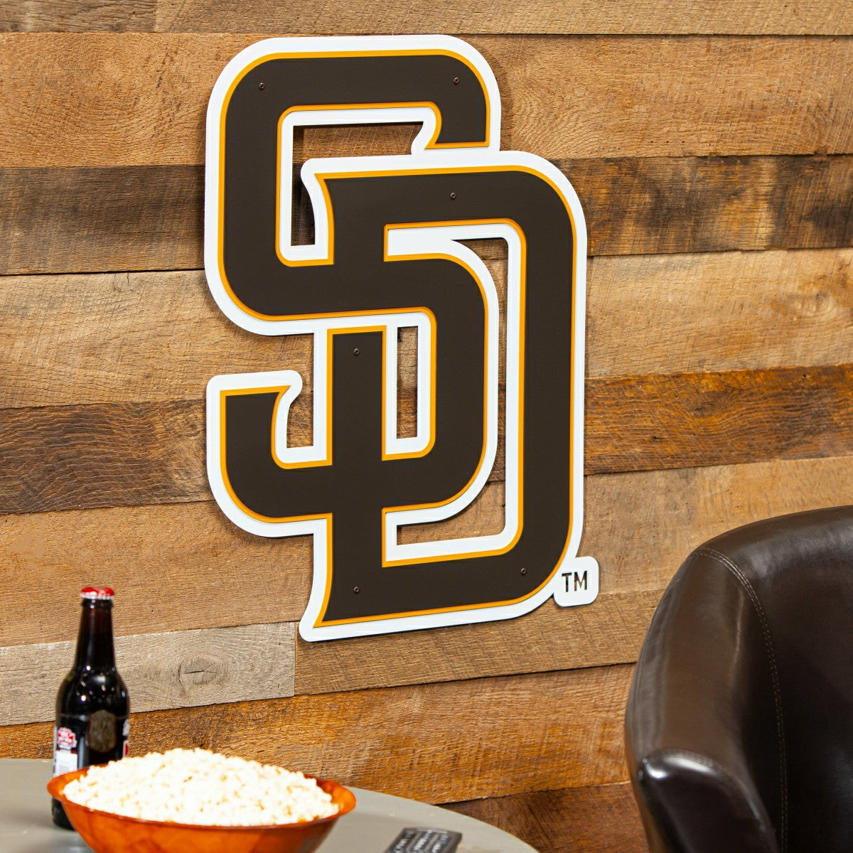 San Diego Padres Premier Metal Wall Art, MLB, Home