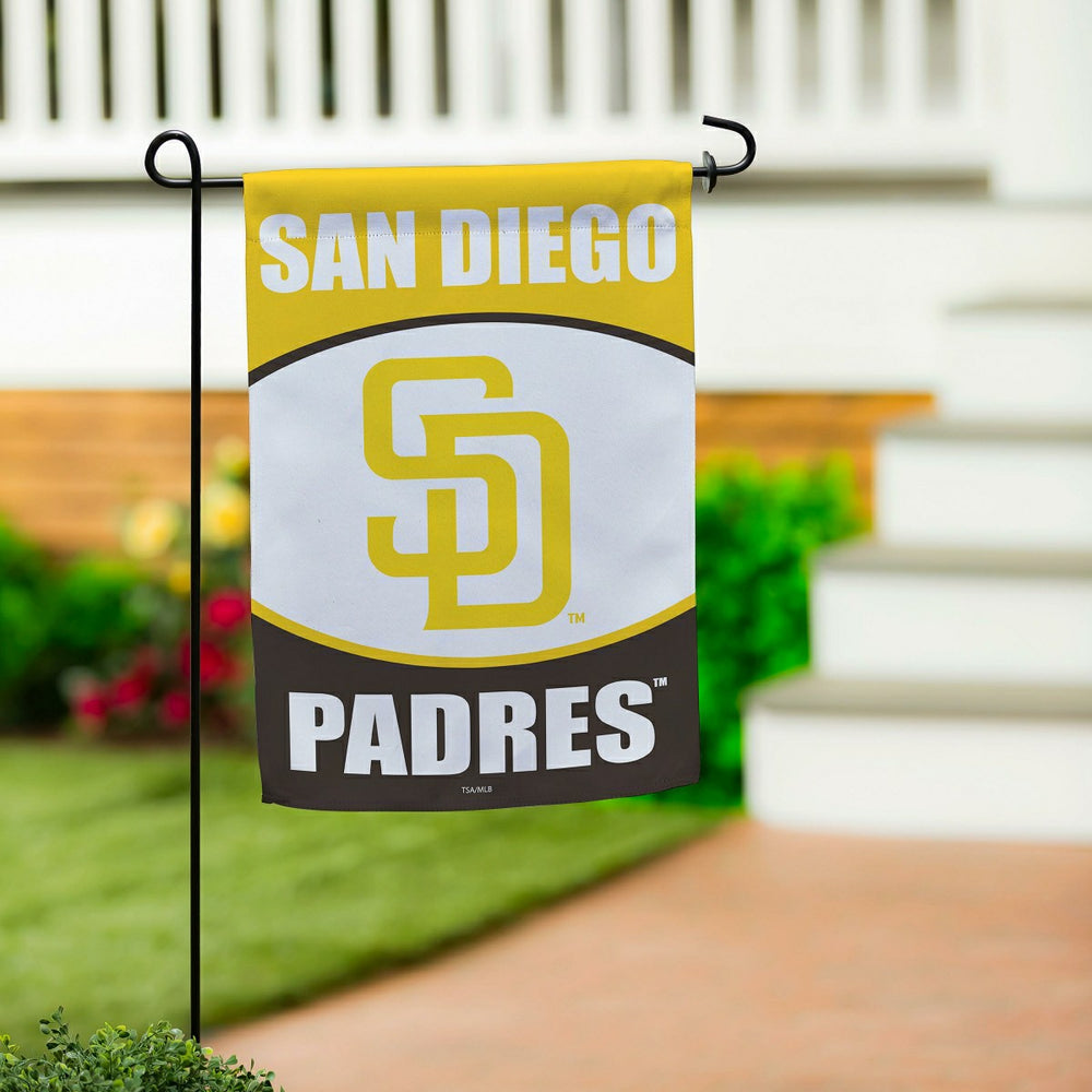 San Diego Padres Suede Garden Flag, MLB, Home