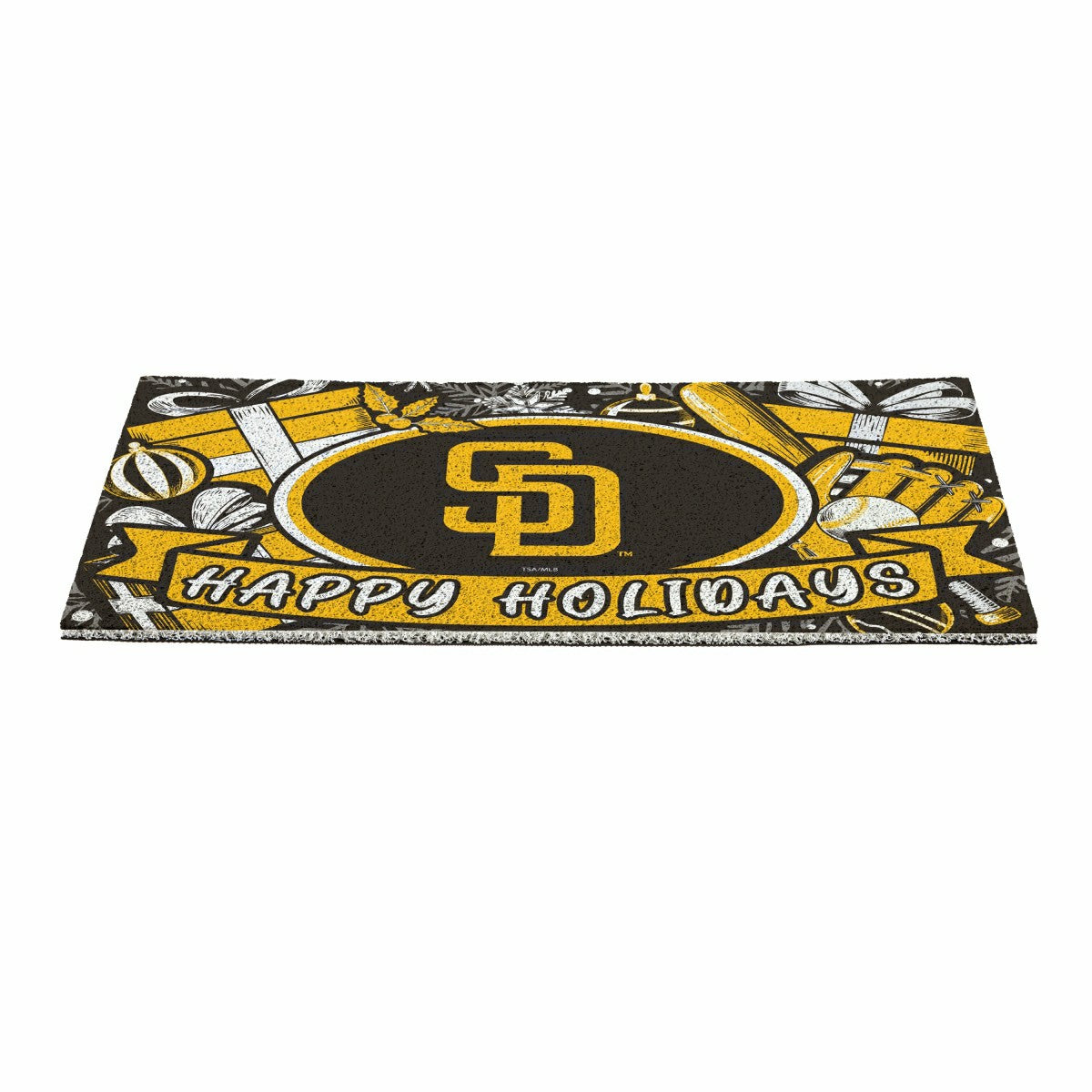 San Diego Padres Holiday PVC Mat, 28"x16", MLB