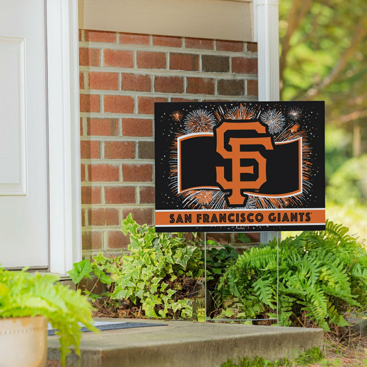 San Francisco Giants Yard Sign, Patriotic, MLB, Home