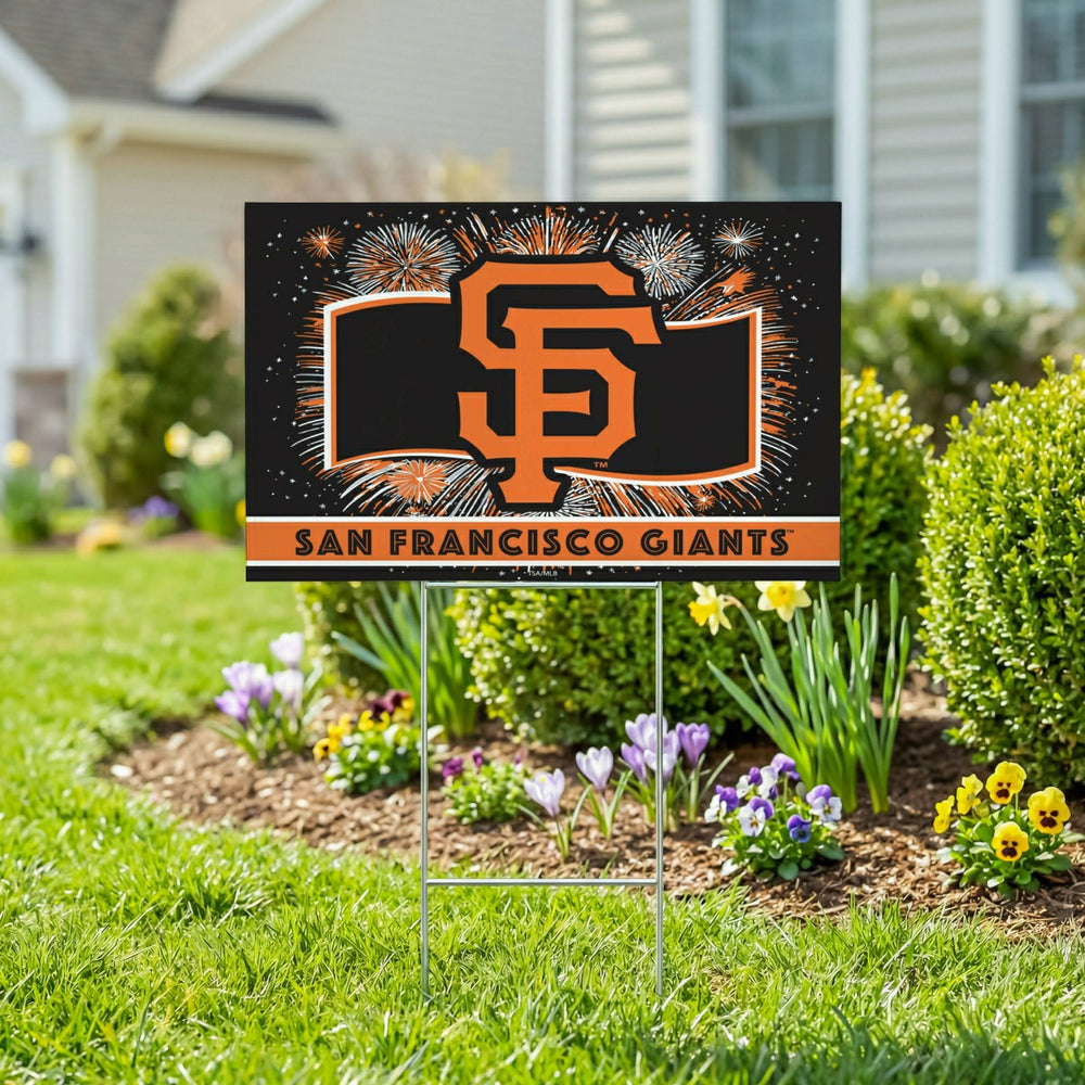San Francisco Giants Yard Sign, Patriotic, MLB, Home