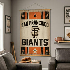 San Francisco Giants, Canvas Wall Tapestry, Large, 54x36, MLB, Home