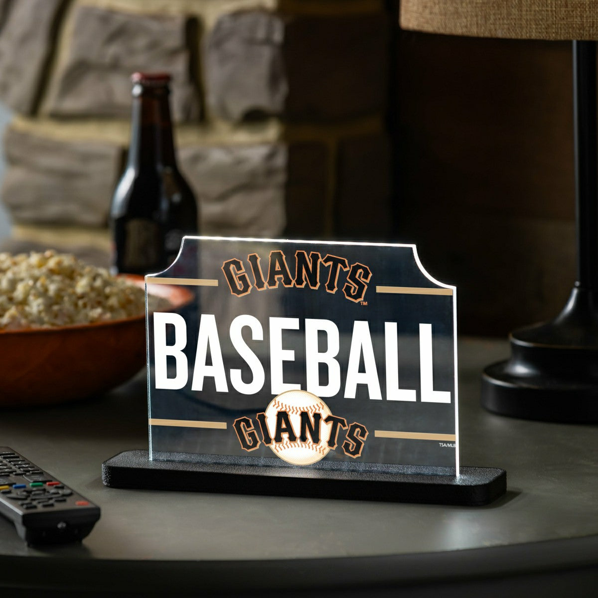 San Francisco Giants Baseball Rectangle Desklite LED Decor, MLB, Home