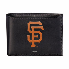 San Francisco Giants Black Bi-Fold Embroidered Wallet w/ RFID Blocking, MLB, Home