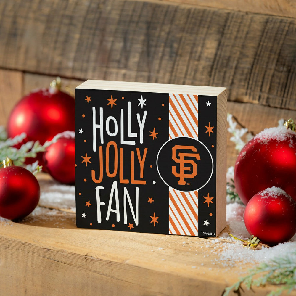 San Francisco Giants Block, Holiday, 6x6, MLB, Home