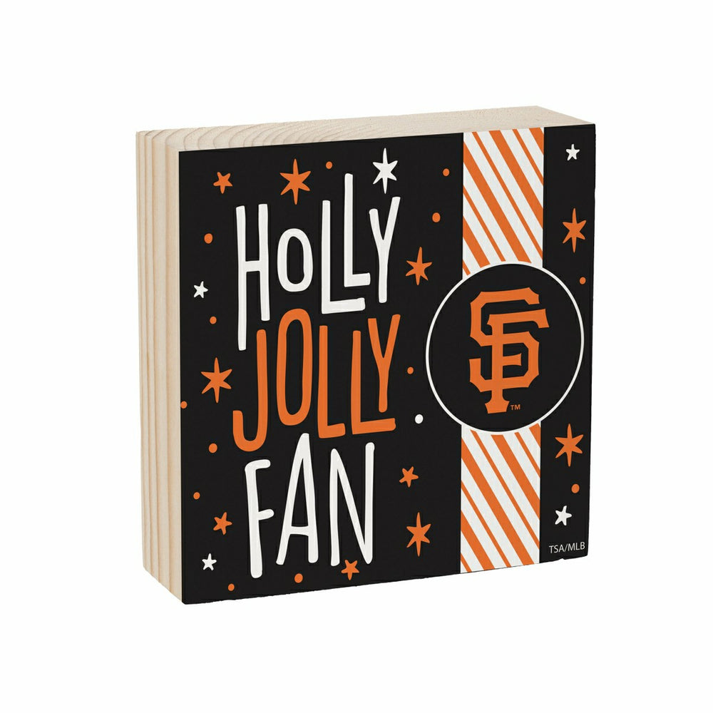San Francisco Giants Block, Holiday, 6x6, MLB, Home