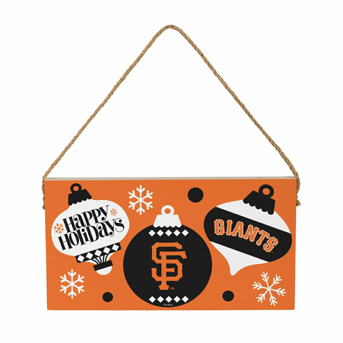 San Francisco Giants Holiday Wood Wall Sign, 6x11, MLB, Home