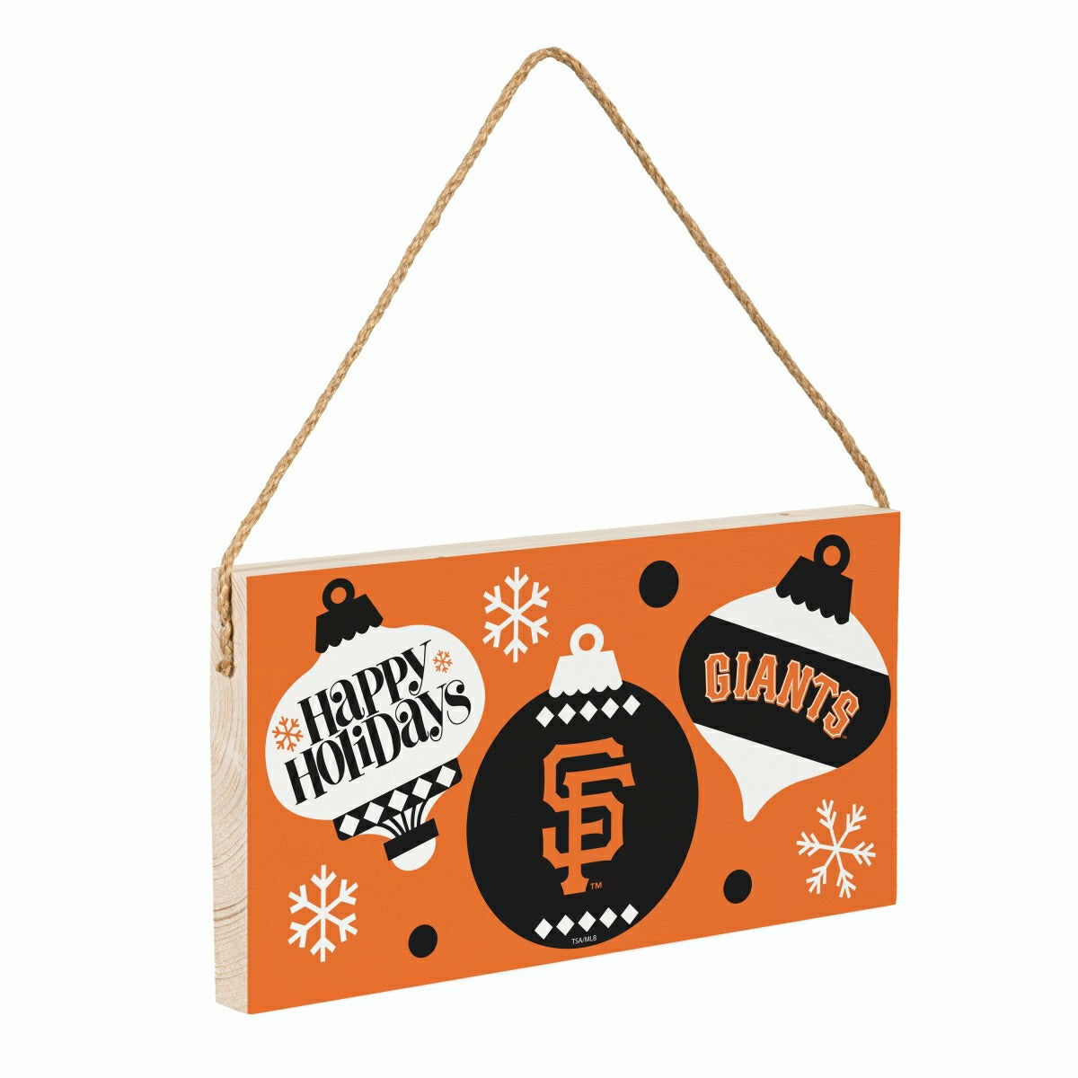 San Francisco Giants Holiday Wood Wall Sign, 6x11, MLB, Home