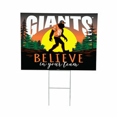 San Francisco Giants Yard Sign, Bigfoot, MLB, Home