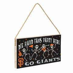 San Francisco Giants Halloween Wood Wall Sign, 6x11, MLB, Home