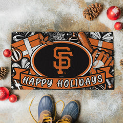 San Francisco Giants Holiday PVC Mat, 28"x16", MLB