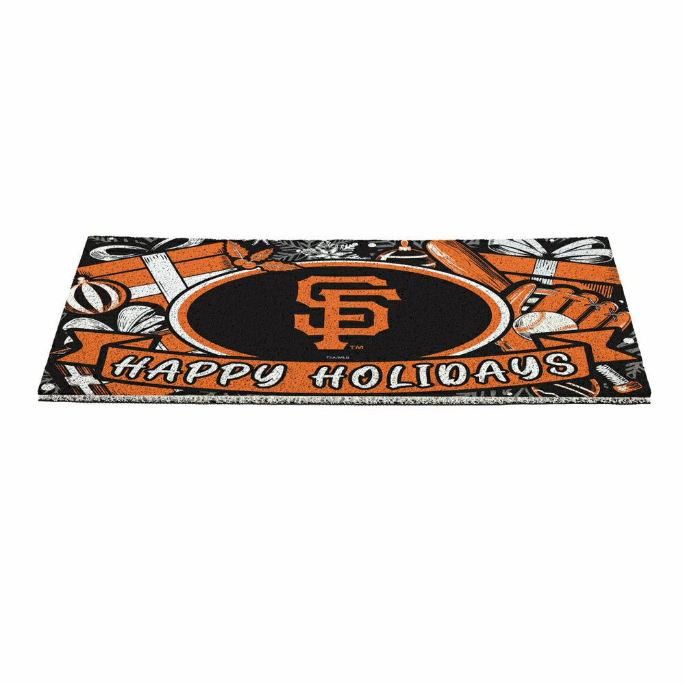 San Francisco Giants Holiday PVC Mat, 28"x16", MLB