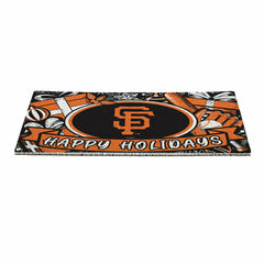 San Francisco Giants Holiday PVC Mat, 28"x16", MLB