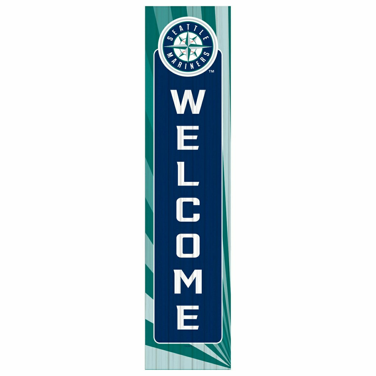 Seattle Mariners, Summer Seasonal Leaner, 46" Single Sided, MLB, Home