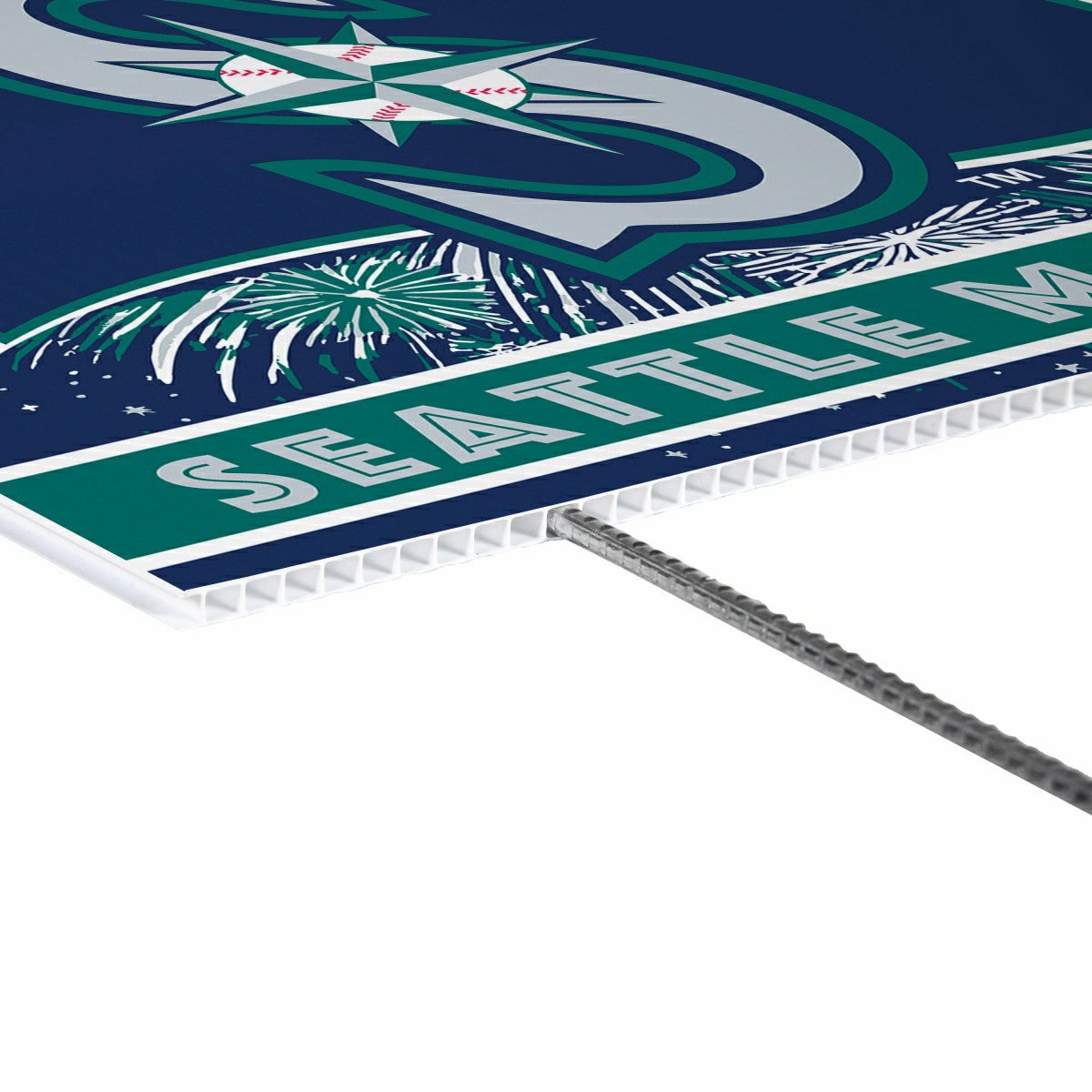Seattle Mariners Yard Sign, Patriotic, MLB, Home