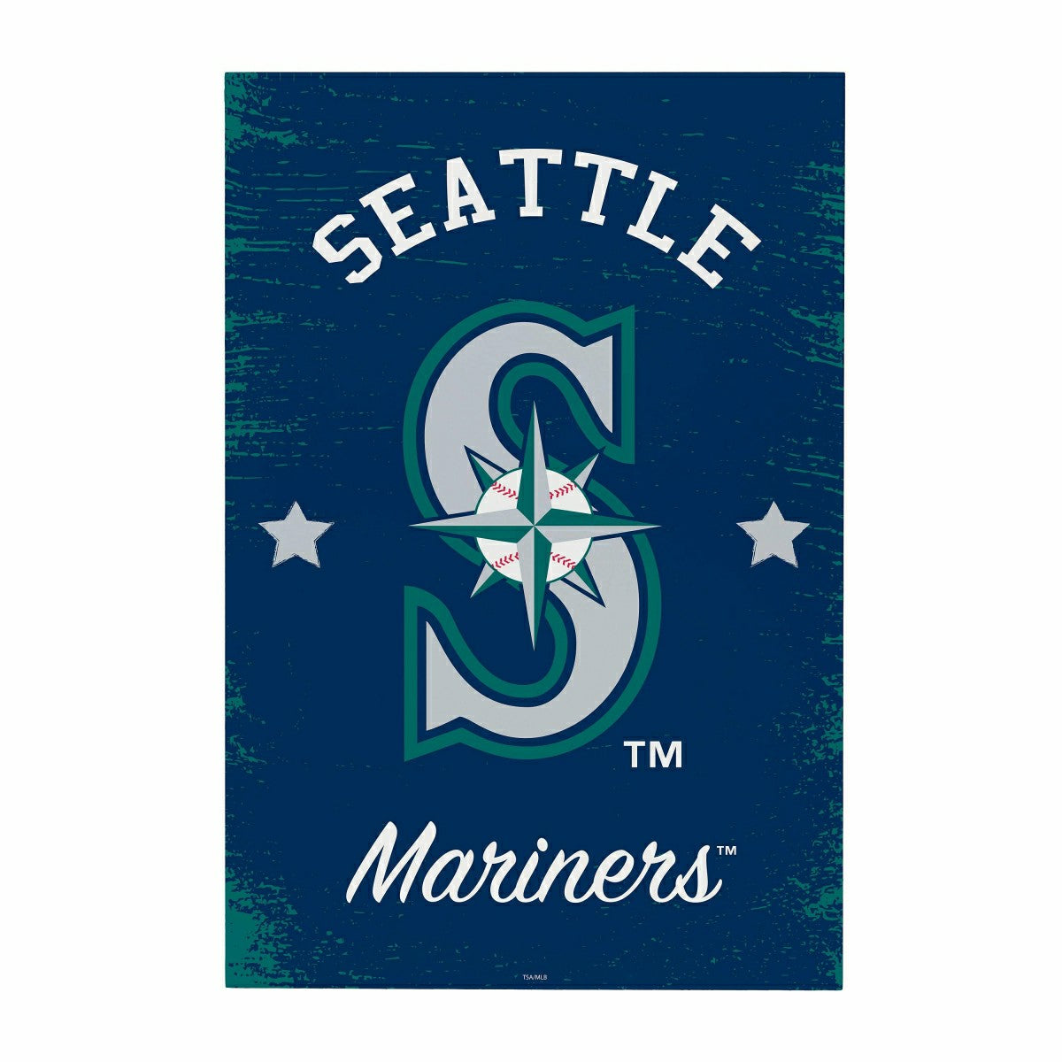 Seattle Mariners Wood Wall Sign, 16x24, MLB, Home