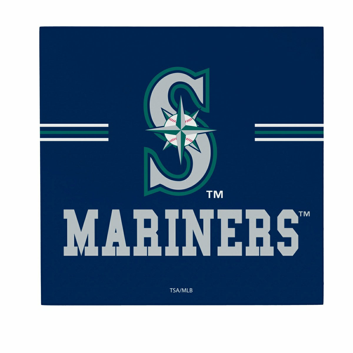 Seattle Mariners Wood Wall Sign, 12x12, MLB, Home