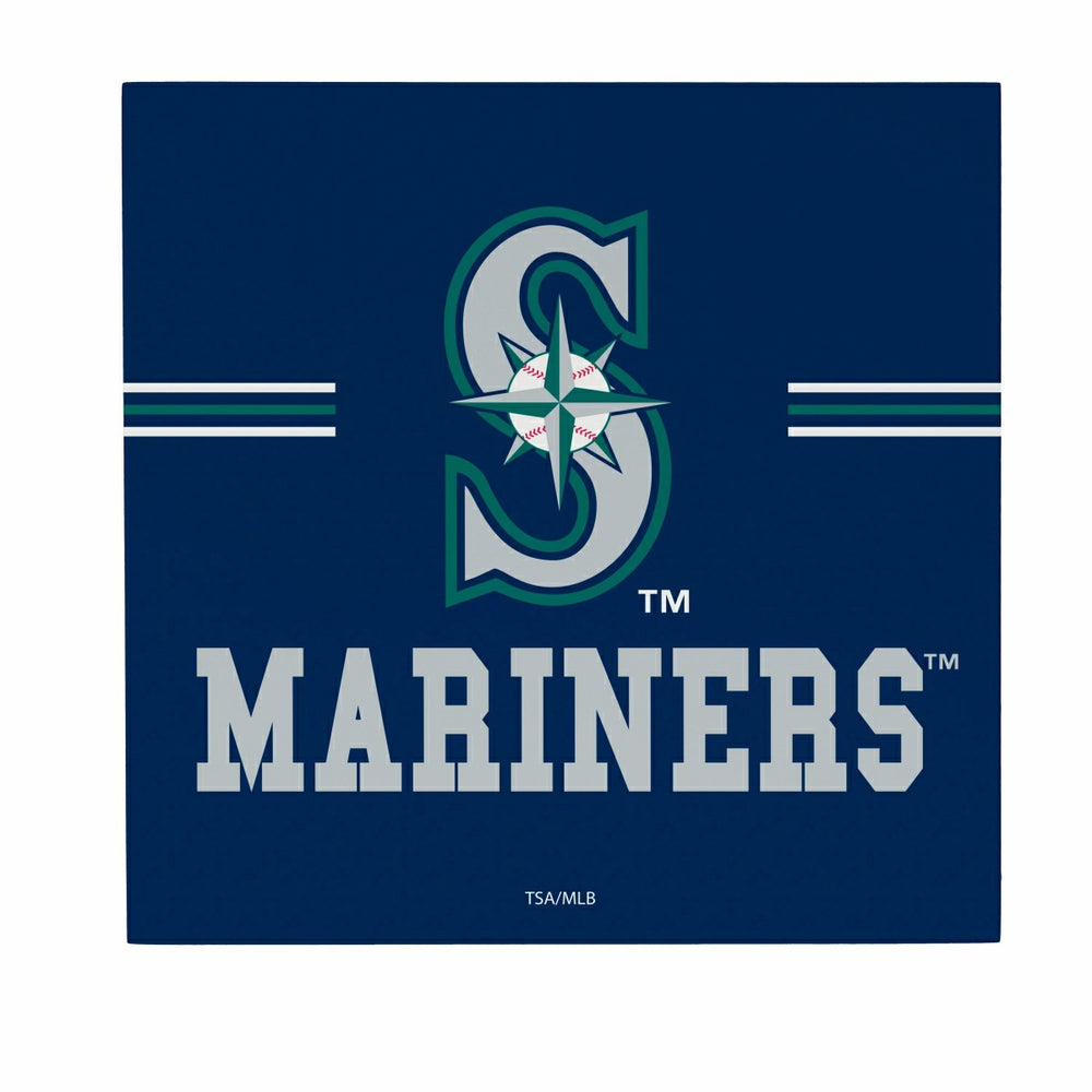Seattle Mariners Wood Wall Sign, 12x12, MLB, Home