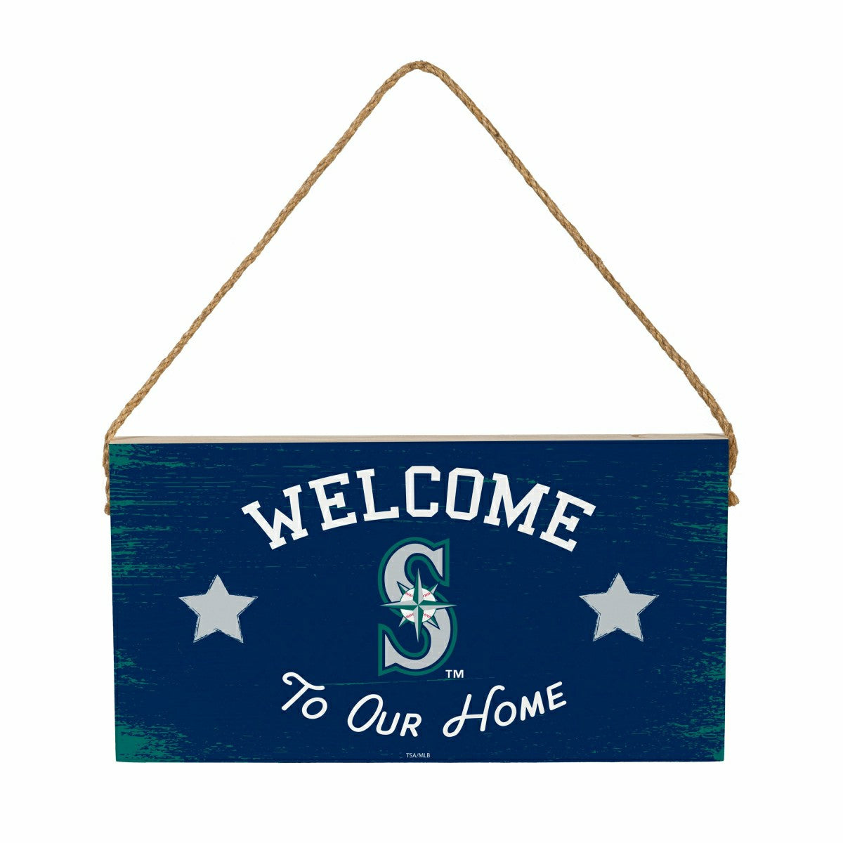 Seattle Mariners Wood Wall Sign, 6x11, MLB, Home