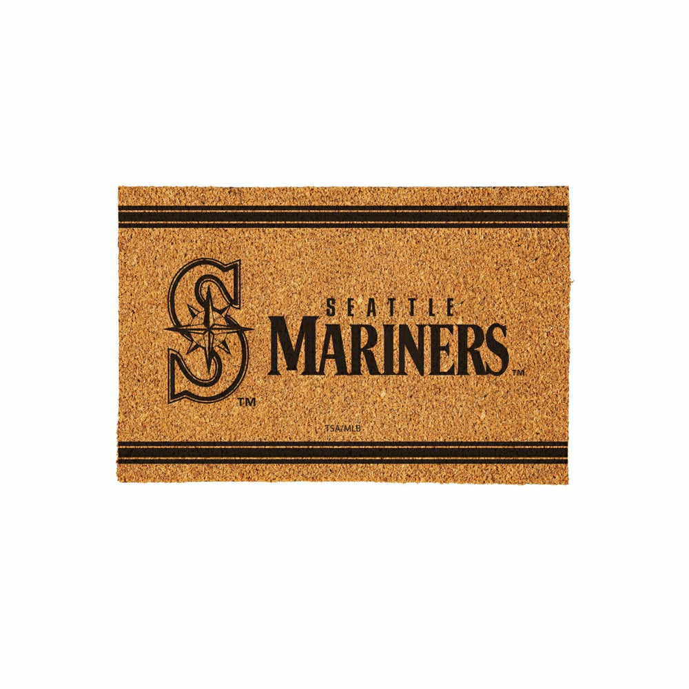 Seattle Mariners Large One Color Coir Mat, 36"x24", MLB