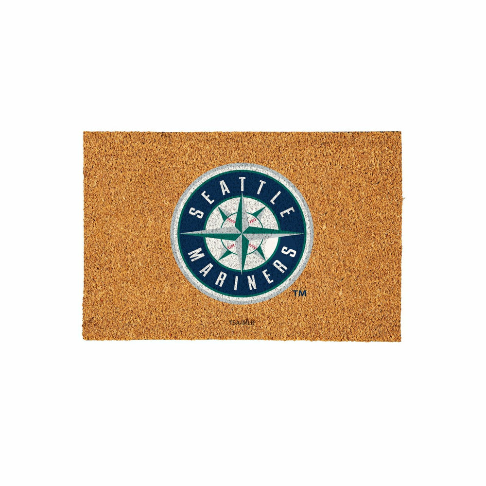 Seattle Mariners Large Full Color Coir Mat, 36"x24", MLB
