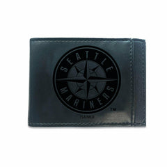Seattle Mariners Front Pocket Wallet w/ RFID Blocking Black, MLB, Home