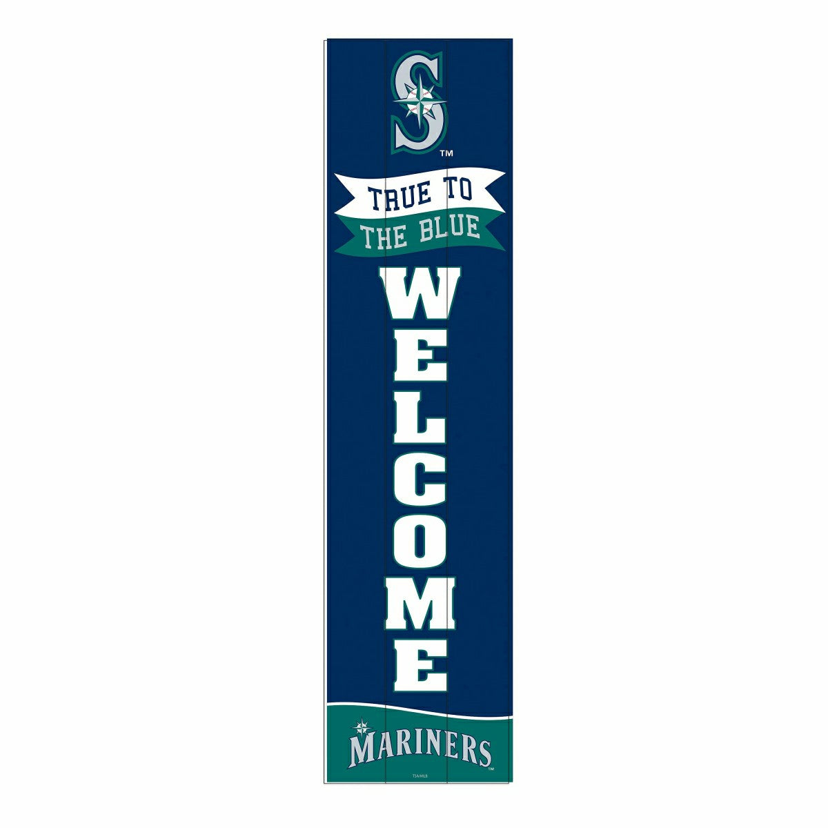 Seattle Mariners, 46" Leaner, MLB, Home